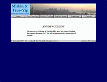 Tablet Screenshot of mt-iplaw.com